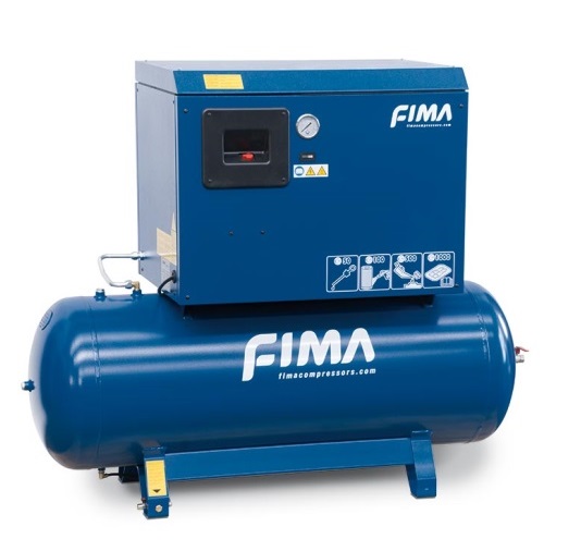 Buy FIMA Air Compressor 500Ltr 10HP With Dryer -direct Start - C60K-500 Online | Qetaat.com | First construction & industrial platform in Bahrain